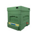 Polystyrene beehive Zander with a hygienic bottom  for four families Bee Home, painted green 