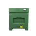 Polystyrene beehive Zander with a hygienic bottom  for four families Bee Home, painted green 