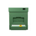Polystyrene beehive Zander with a hygienic bottom  for four families Bee Home, painted green 