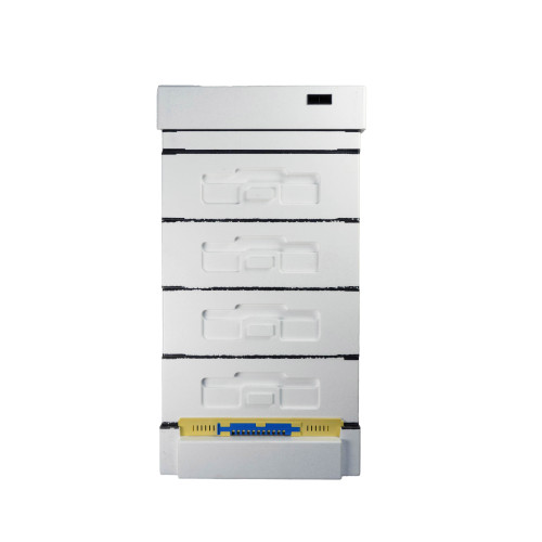  Unpainted polystyrene Dadant 1/2 beehive for 10 frames BeeHome with a hygienic bottom