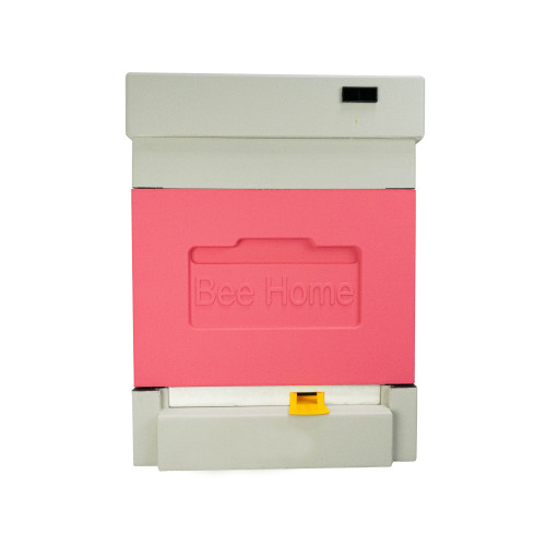 Bienenbeute aus Styropor  Dadant  mit einem hohen hygienischen Boden für vier Bienenfamilien BeeHome  rosa