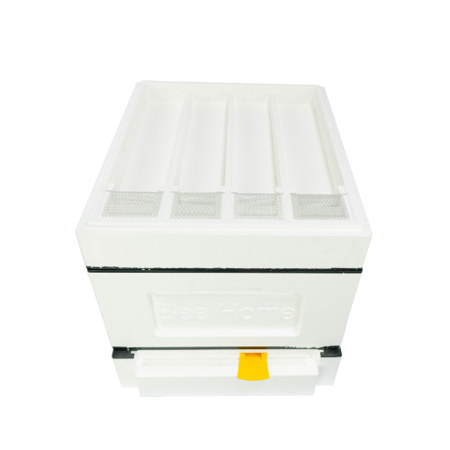 Bienenbeute aus Styropor  Dadant  mit einem hohen hygienischen Boden für vier Bienenfamilien BeeHome  rosa