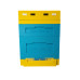 Polystyrene Dadant beehive for 12 frames BeeHome with a hygienic bottom for one family, painted blue and yellow