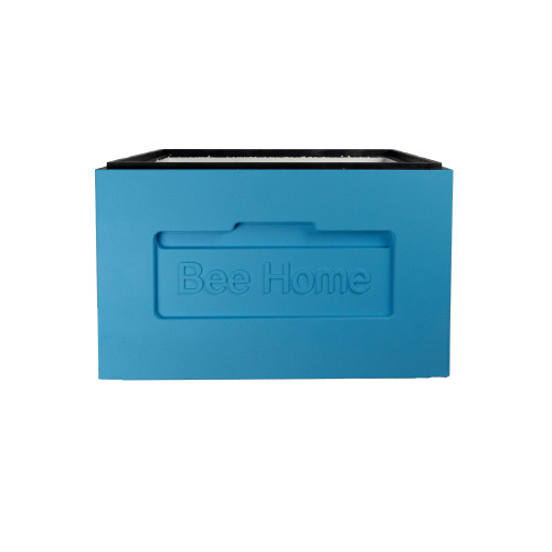 Корпус вулика пінополістирол 10 рамок Дадан BeeHome  фарбований синій