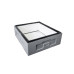 Zarge Styropor Dadant-10 Rähmchen 1/2 Bee Home bemalt grau