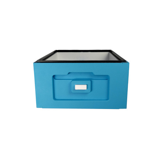 Bee Home polystyrene body for Zander-10 frames, DNM-12 frames, painted blue