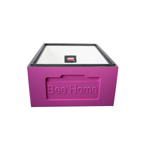 Bee Home polystyrene body for Zander-10 frames, DNM-12 frames, painted pink