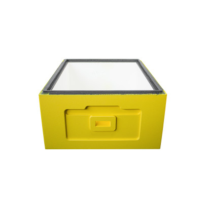 Bee Home polystyrene body for Zander-10 frames, DNM-12 frames, painted yellow