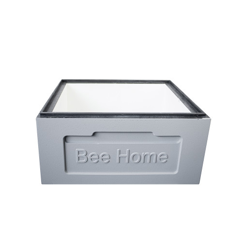 Bee Home polystyrene body for Zander-10 frames, DNM-12 frames, painted gray