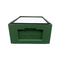 Корпус пінополістирол до вулика Zander-10 рамок ділений Bee Home фарбований зелений