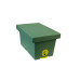 The polystyrene nucleus for 1 colony, BeeHome, painted green