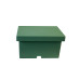 The polystyrene nucleus for 1 colony, BeeHome, painted green