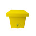 The polystyrene nucleus for 1 colony, BeeHome, painted yellow