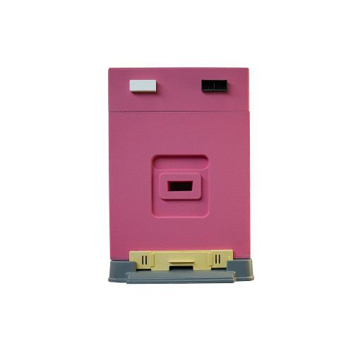 Bienenbeute aus Styropor  Dadant-6 Rähmchen  mit Kunststoffboden BeeHome Bemalt rosa