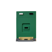 The polystyrene hive for rearing packages, Dadant, 6-frame, BeeHome (plastic bottom), painted light green