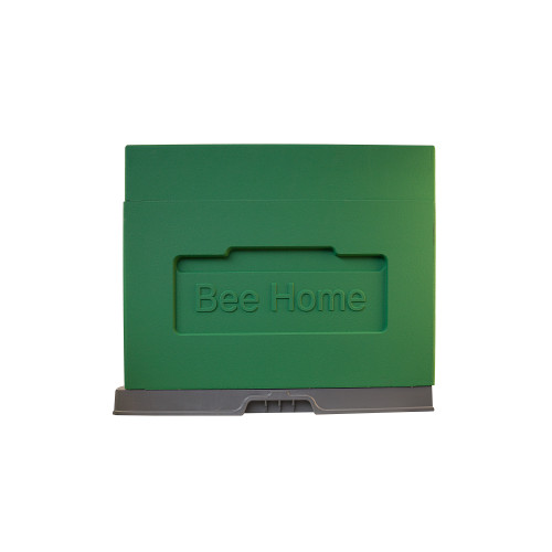 The polystyrene hive for rearing packages, Dadant, 6-frame, BeeHome (plastic bottom), painted light green