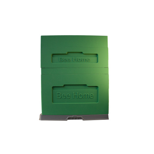 Вулик Дадан на 6 рамок Дадан (з надставкою) BeeHome фарбований св. зелений