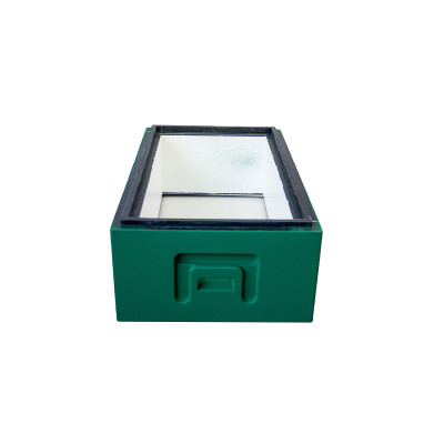 Корпус 1/2 до 6-ти рамкового вулика Дадан BeeHome фарбований зелений