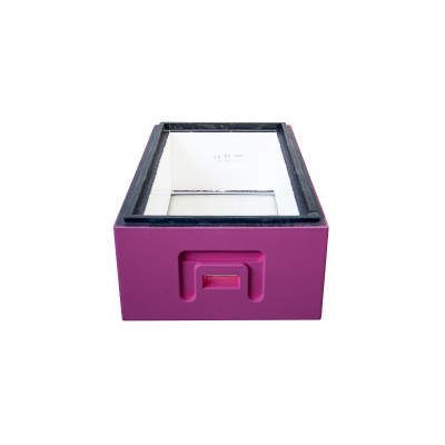 Корпус 1/2 до 6-ти рамкового вулика Дадан BeeHome фарбований рожевий