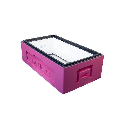 Корпус 1/2 до 6-ти рамкового вулика Дадан BeeHome фарбований рожевий
