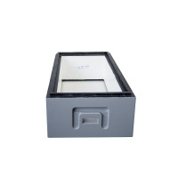 Корпус 1/2 до 6-ти рамкового вулика Дадан BeeHome фарбований сірий
