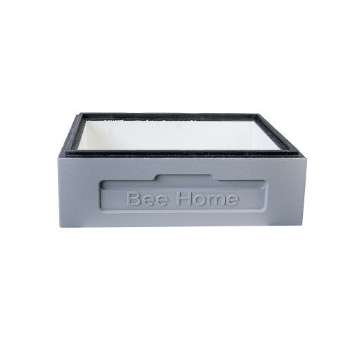 Корпус 1/2 до 6-ти рамкового вулика Дадан BeeHome фарбований сірий