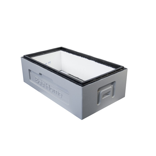 Корпус 1/2 до 6-ти рамкового вулика Дадан BeeHome фарбований сірий