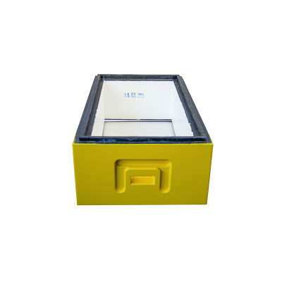 Корпус 1/2 до 6-ти рамкового вулика Дадан BeeHome фарбований жовтий