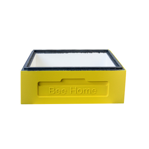 Корпус 1/2 до 6-ти рамкового вулика Дадан BeeHome фарбований жовтий