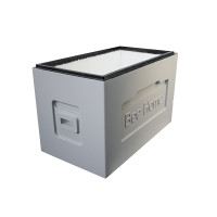 Zarge Styropor Dadant-6 Rähmchen Bee Home bemalt grau