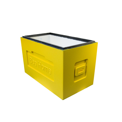 Корпус до 6-ти рамкового вулика Дадан BeeHome фарбований жовтий