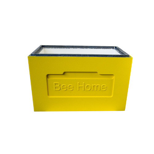 Корпус до 6-ти рамкового вулика Дадан BeeHome фарбований жовтий