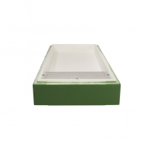 Futterzarge Styropor Dadant-6 Rähmchen Bee Home 3,5L bemalt grün