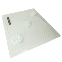 Panoramic ceiling for a 10-frame hive (3 holes)